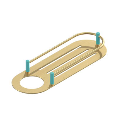 Rubinet Shelf Only Satin Gold