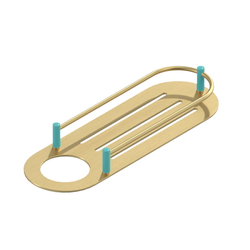 Rubinet Shelf Only Satin Gold