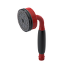 Rubinet 3 Function Hand Held Shower Only Red