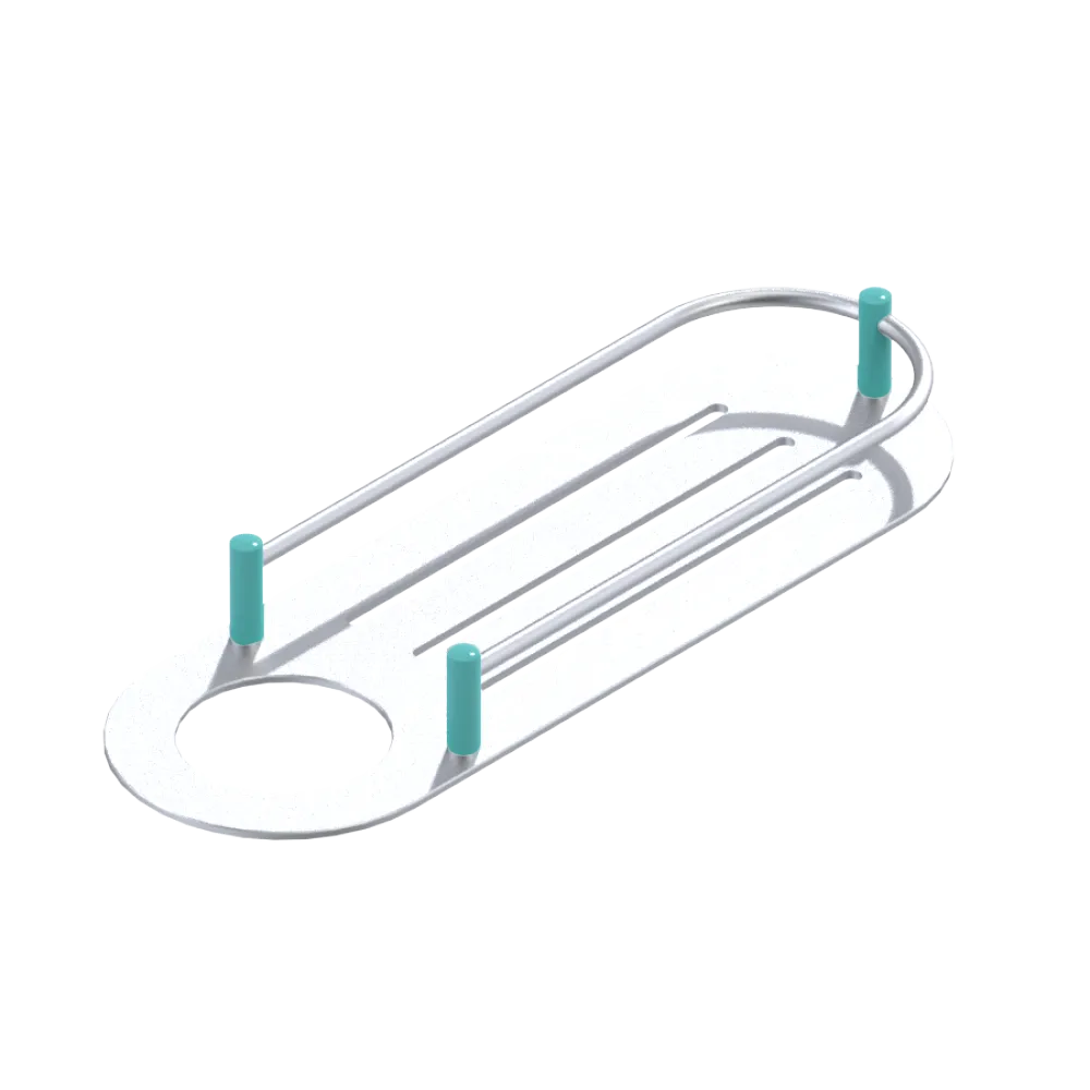 Rubinet Shelf Only Satin Chrome