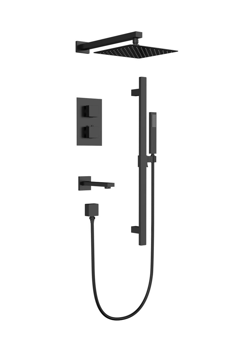 Aquaflo Kent 3-Way Thermostatic Shower Set