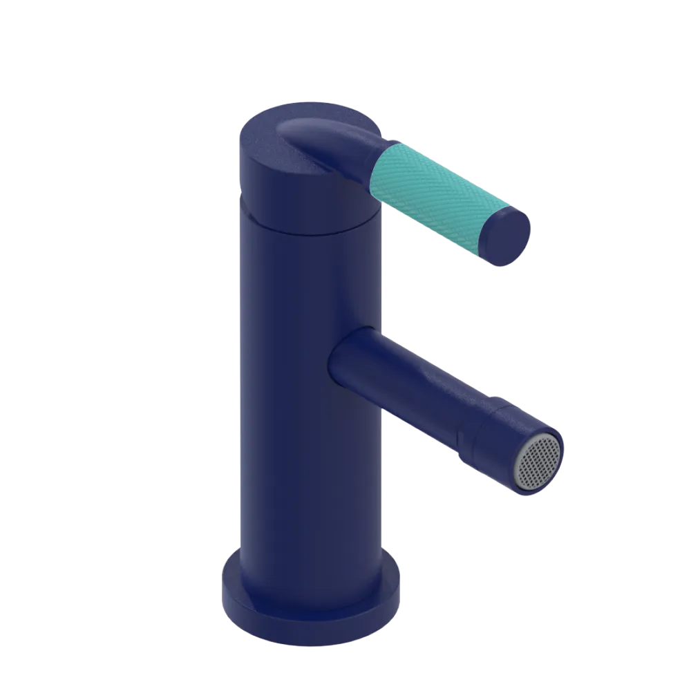 Rubinet Single Control Bidet Fitting (less drain) Midnight Blue