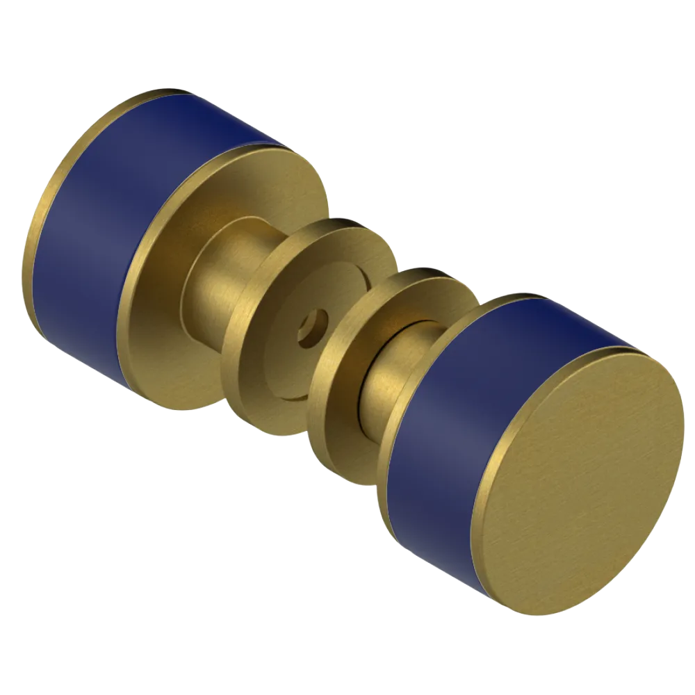 Rubinet Shower Door Knob (set) Antique Brass Matt