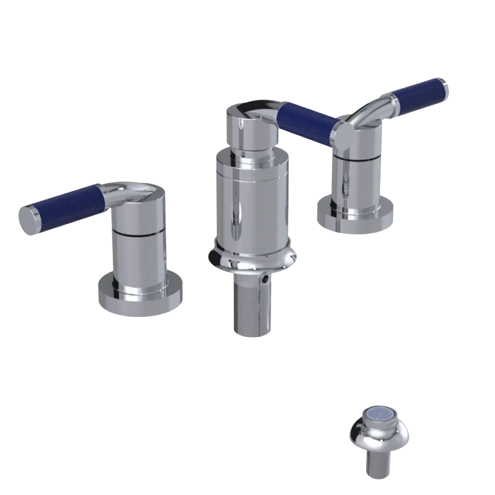 Rubinet Bidet Fitting with Spray, Diverter, and Vacum Breaker (Less Drain) Chrome
