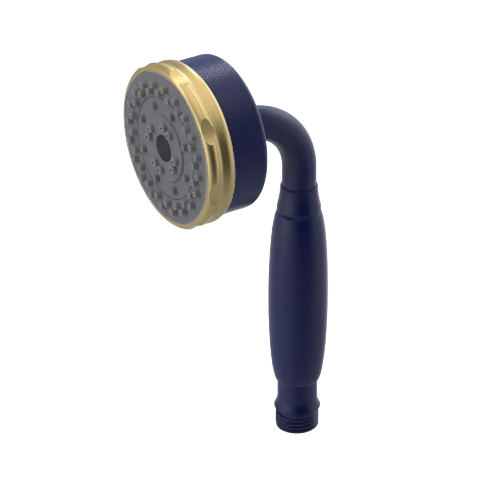 Rubinet 3 Function Hand Held Shower Only Midnight Blue