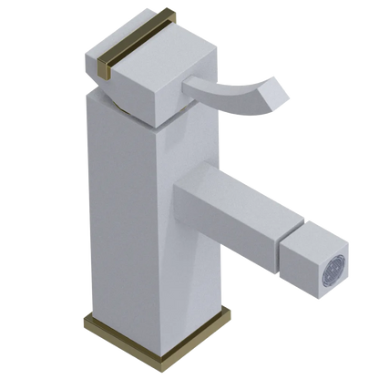 Rubinet Single Control Bidet Fitting (less drain) Matt White