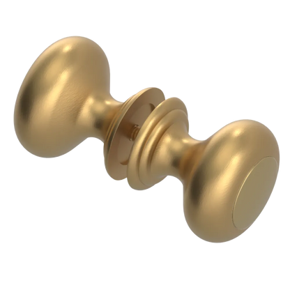 Rubinet Shower Door Knob (set) Satin Gold