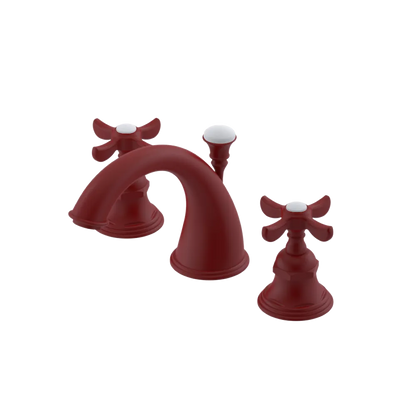 Rubinet Widespread Lav. Set. (less drain) Maroon