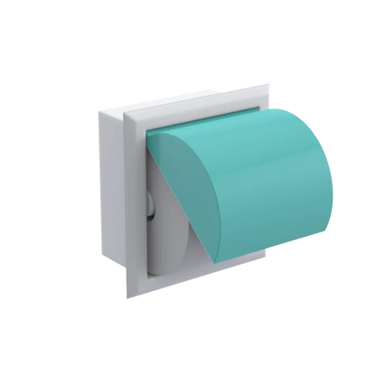 Rubinet RECESSED TOILET PAPER HOLDER White