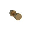 Rubinet Shower Door Knob (set) Satin Gold