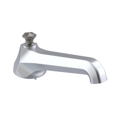 Rubinet Tub Filler Spout Deck Mount Satin Chrome