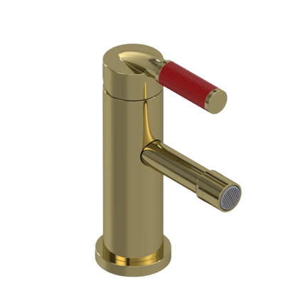 Rubinet Single Control Bidet Fitting (less drain) Natural Brass