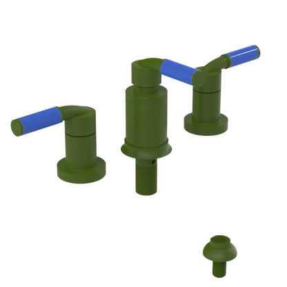 Rubinet Bidet Fitting with Spray, Diverter, and Vacuum Breaker (less drain) Green Envy