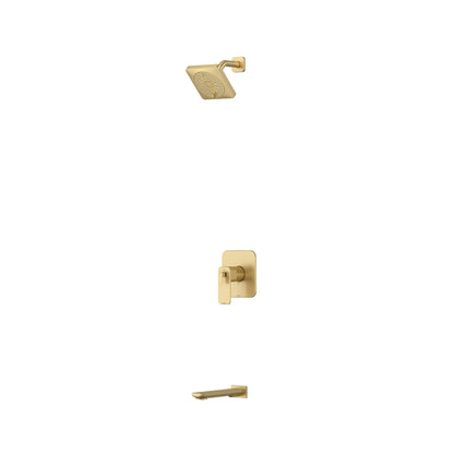 Riobel Shower Kit 4744 - Satin Brass US4