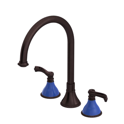 Rubinet Widespread Kitchen Set Tuscan Brass