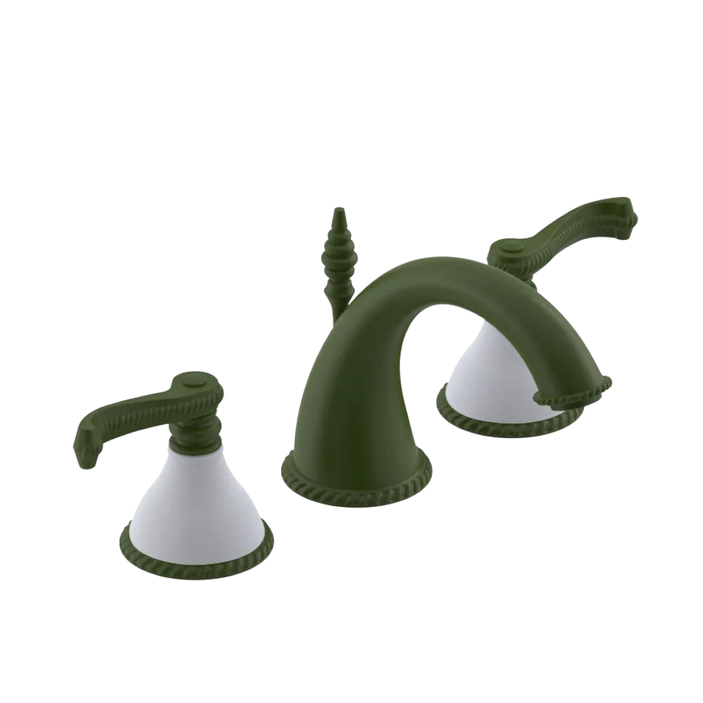 Rubinet Widespread Lav. Set. (less drain) Green Envy