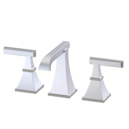 Rubinet Widespread Lav. Set. (less drain) Satin Chrome