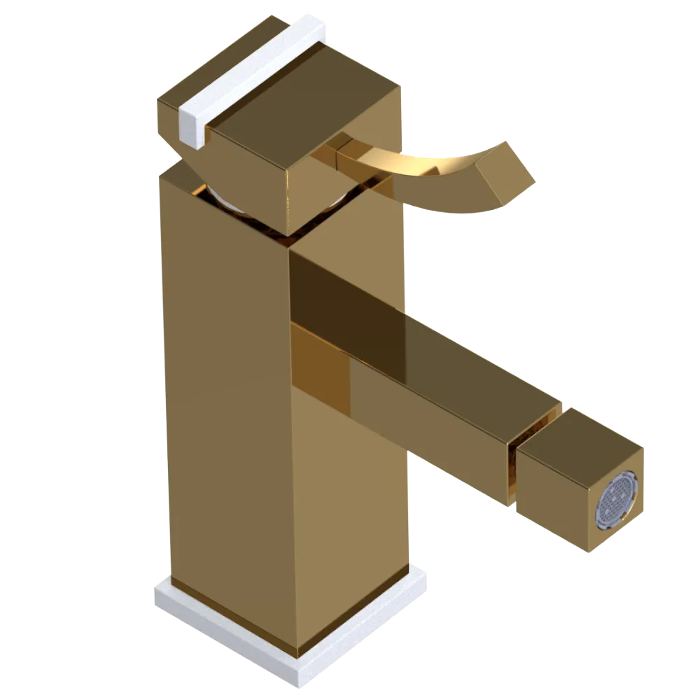 Rubinet Single Control Bidet Fitting (less drain) Gold