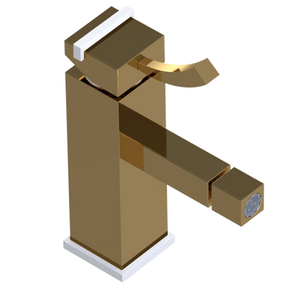 Rubinet Single Control Bidet Fitting (less drain) Gold