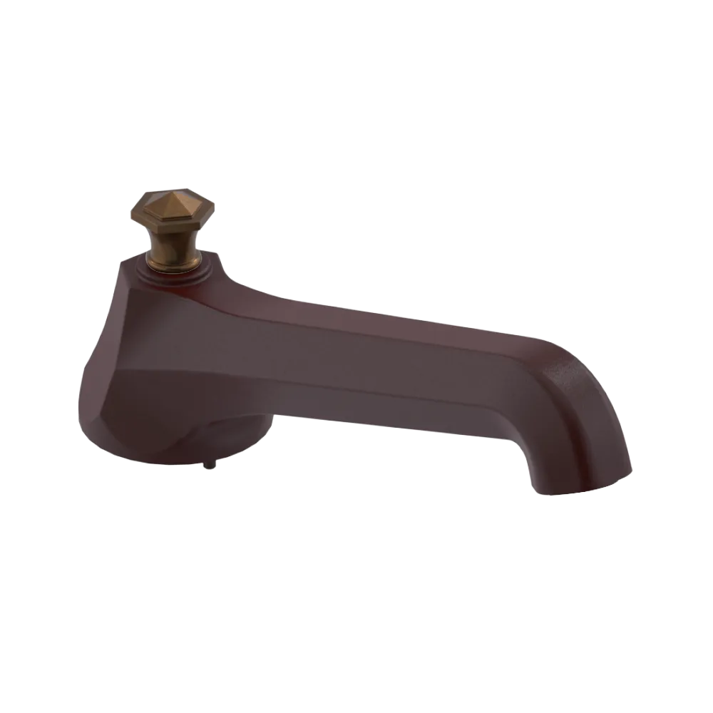Rubinet Tub Filler Spout Deck Mount Bordeaux