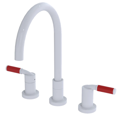 Rubinet Widespread Kitchen Set White