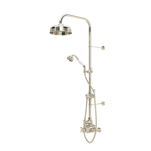 Perrin & Rowe Edwardian Thermostatic Shower Package - With Cross Handle.KIT1NX