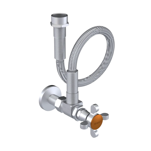 Rubinet Exposed Supply Kit (classic) x2 Satin Chrome