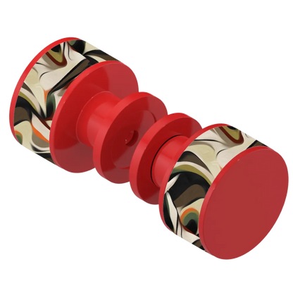 Rubinet Shower Door Knob (set) Red