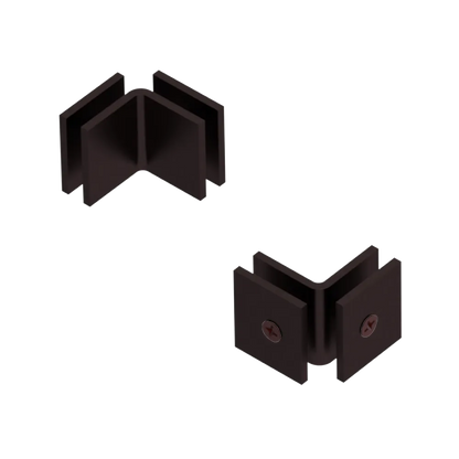 Rubinet 90 Glass to Glass Open Face Oil Rubbed Bronze