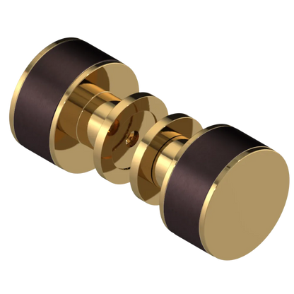Rubinet Shower Door Knob (set) Gold