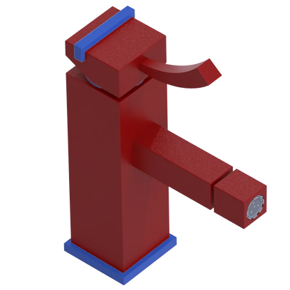 Rubinet Single Control Bidet Fitting (less drain) Maroon