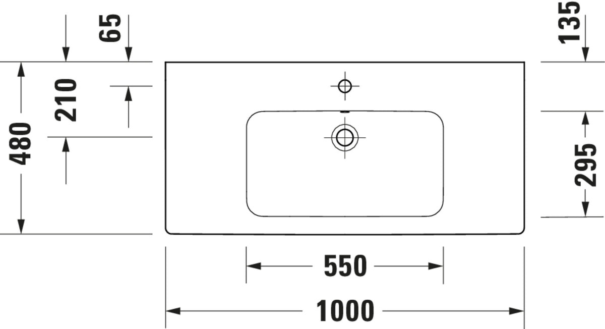 Duravit D-code Washbasin Bathroom Sink – washbasin_23991000002