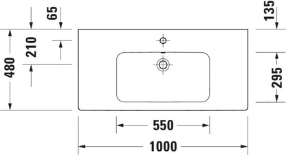 Duravit D-code Washbasin Bathroom Sink – washbasin_23991000002