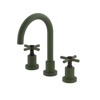 Rubinet Widespread Lav. Set. (less drain) Green Envy