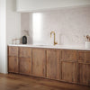 Baril Modern single-hole kitchen faucet with single lever and 2-function pull-down spray