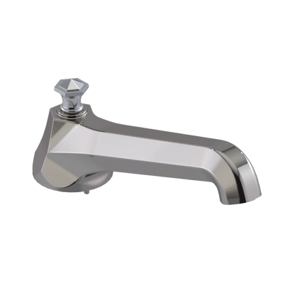 Rubinet Tub Filler Spout Deck Mount Polished Nickel