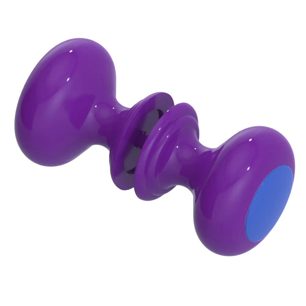 Rubinet Shower Door Knob (set) Purple Haze