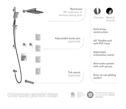 KALIA GRAFIK TD2-PLUS Shower systems