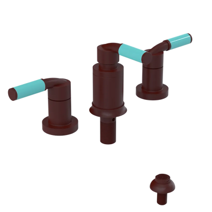 Rubinet Bidet Fitting with Spray, Diverter, and Vacuum Breaker (less drain) Bordeaux