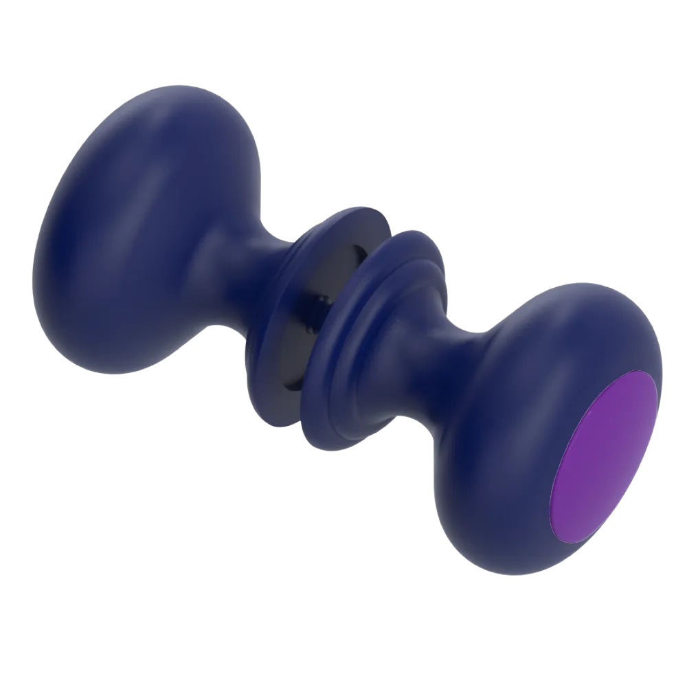Rubinet Shower Door Knob (set) Midnight Blue