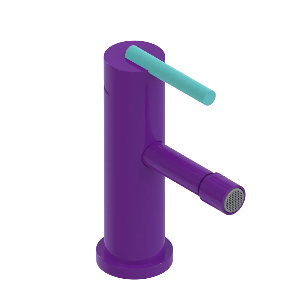 Rubinet Single Control Bidet Fitting (less drain) Purple Haze