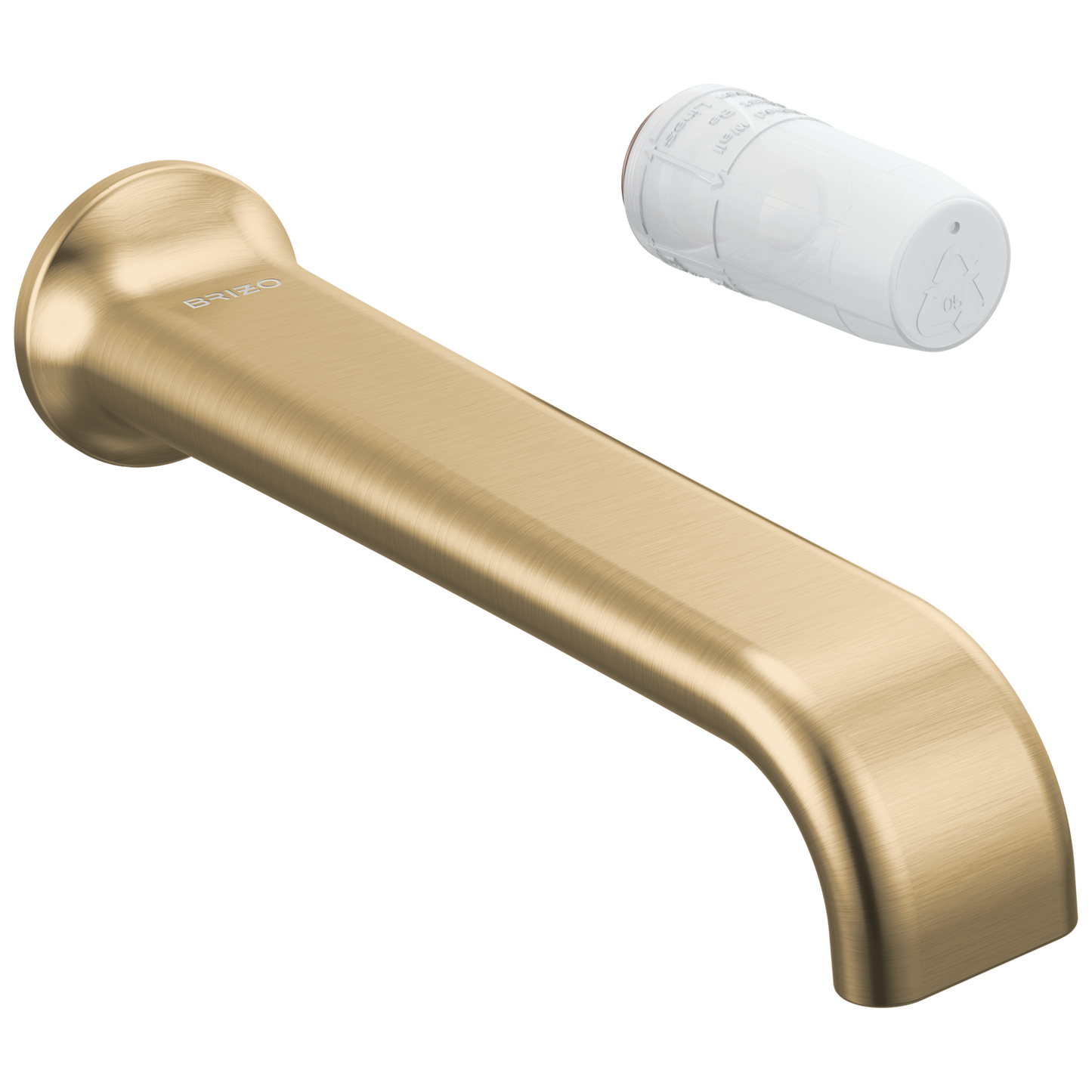Brizo Two Hole Single Handle Wall Mount Lavatory Faucet Less Handle 12 Gpm