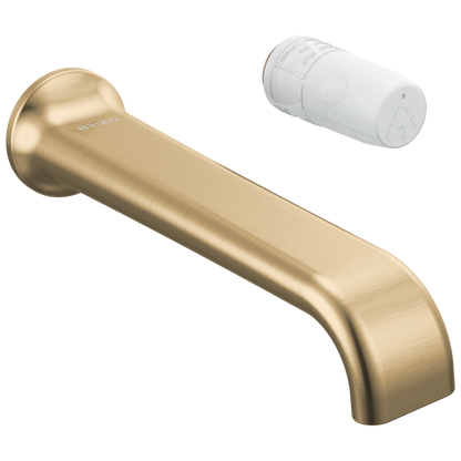 Brizo Two Hole Single Handle Wall Mount Lavatory Faucet Less Handle 12 Gpm