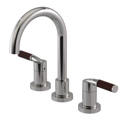 Rubinet Widespread Lav. Set. (less drain) Polished Nickel