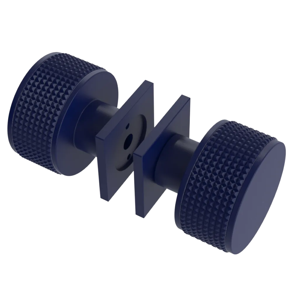 Rubinet Shower Door Knob (set) Midnight Blue