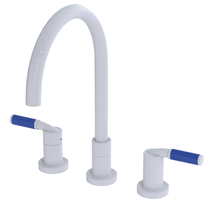 Rubinet Widespread Kitchen Set White