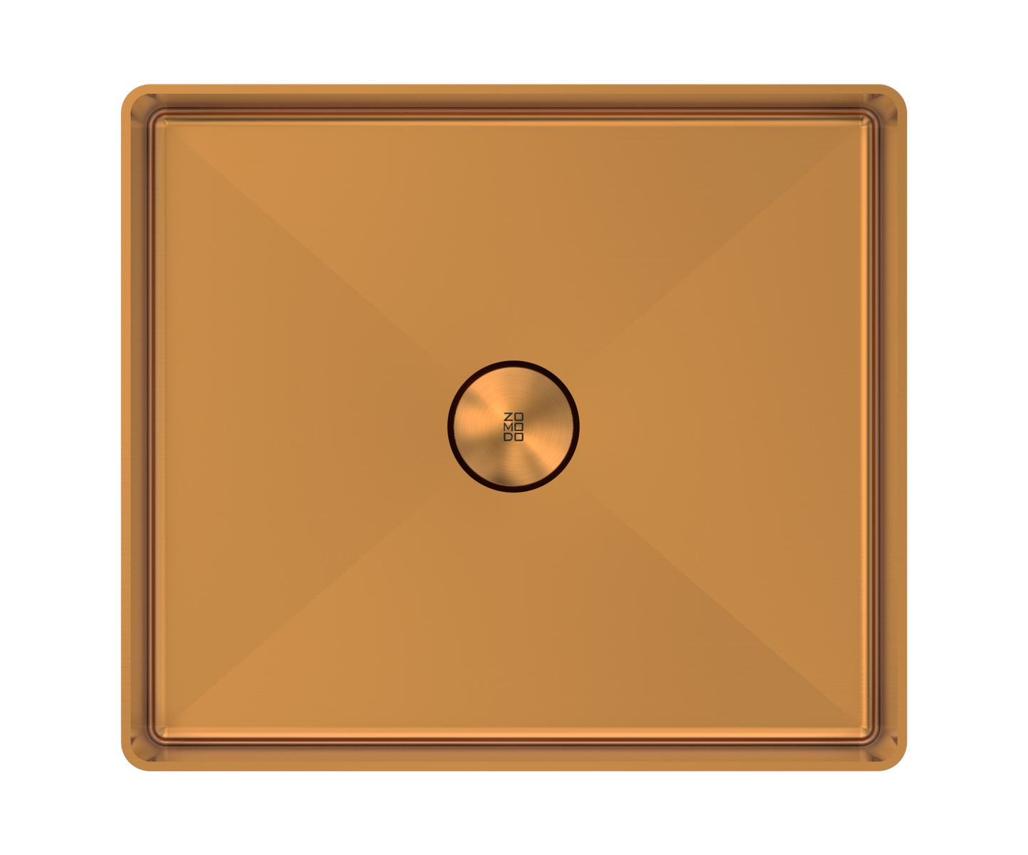 Zomodo 15" Square Vessel Sink - Rio Bronze