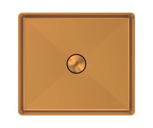 Zomodo 15" Square Vessel Sink - Rio Bronze