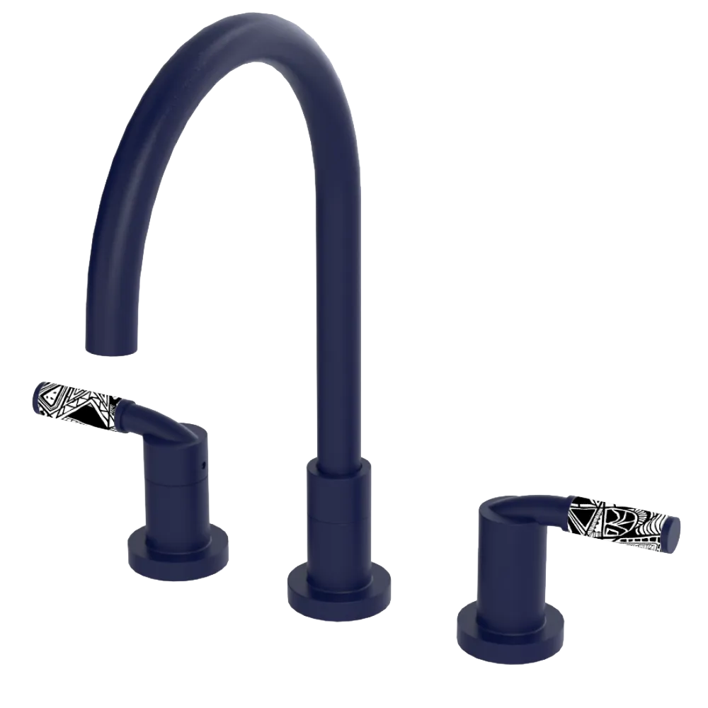 Rubinet Widespread Kitchen Set Midnight Blue