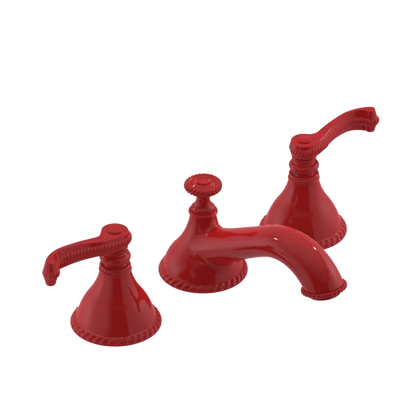 Rubinet Widespread Lav. Set. (less drain) Red